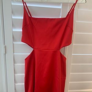 Lucy in the Sky cutout minidress.